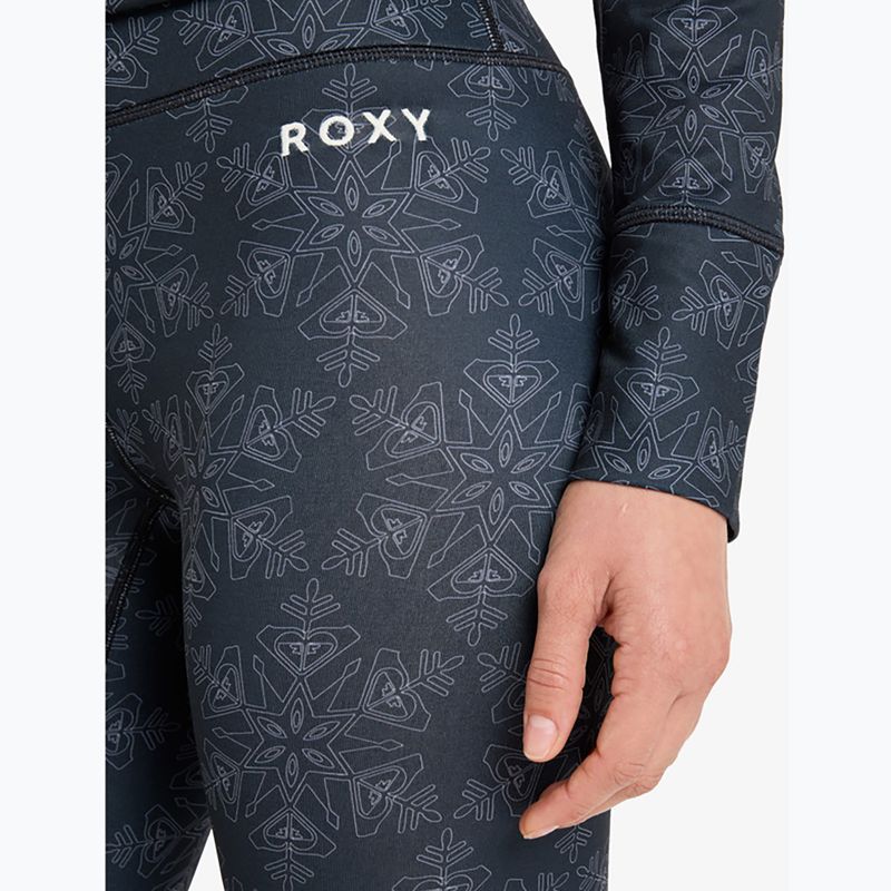 Női termikus nadrág ROXY Daybreak Brushed true black/snowflakes 4