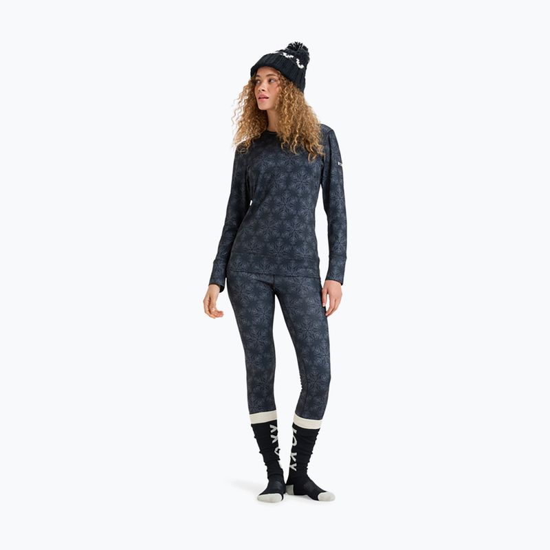 Női termoaktív felső ROXY Daybreak Brushed true black/snowflakes 2