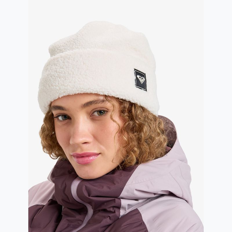 Női téli sapka ROXY Valwood Beanie whisper white 5