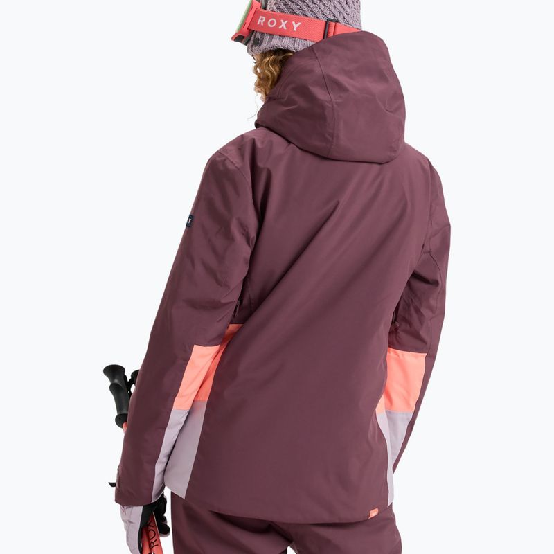 Női snowboarddzseki ROXY Stormdash huckleberry 3