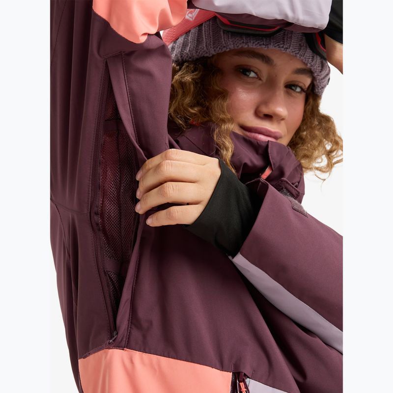 Női snowboarddzseki ROXY Stormdash huckleberry 8