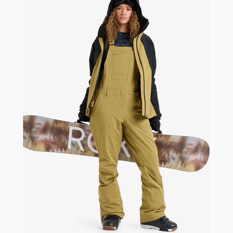 Női snowboard nadrág ROXY Rideout Bib fennel seed 3