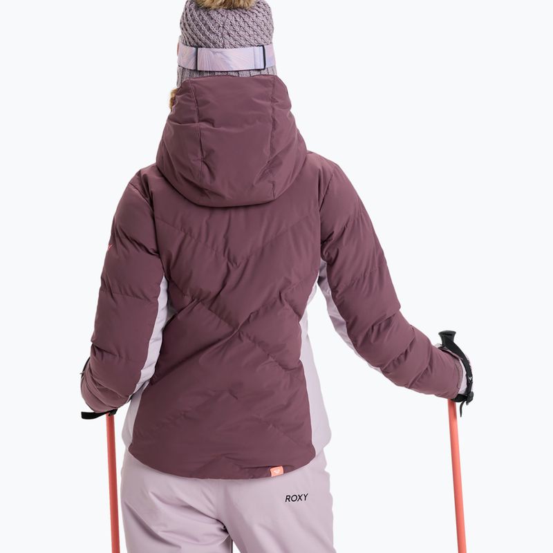 Női snowboarddzseki ROXY Snowdrift huckleberry 3