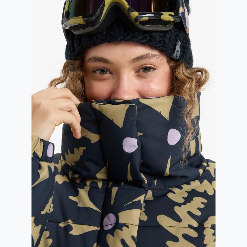 Női snowboarddzseki ROXY Snow Winter Rebel fennel seed/big flower 6