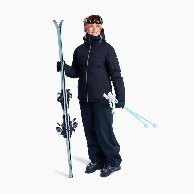 Női snowboarddzseki ROXY Snowhill Puffy true black 2