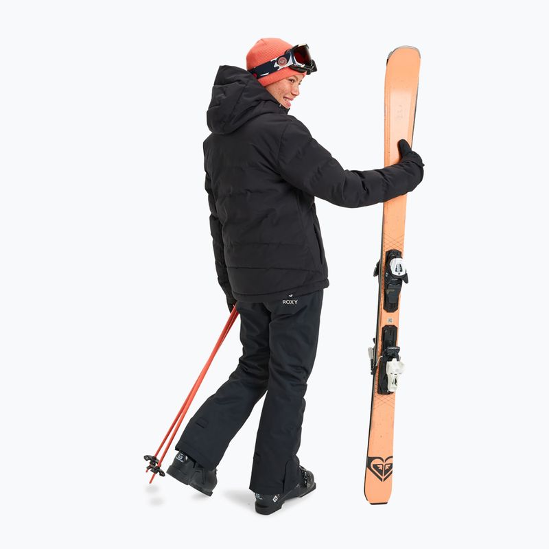 Női snowboarddzseki ROXY Snowhill Puffy true black 4