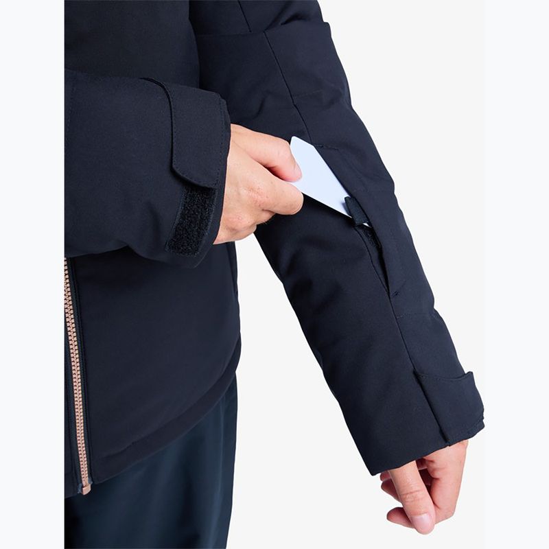 Női snowboarddzseki ROXY Snowhill Puffy true black 10