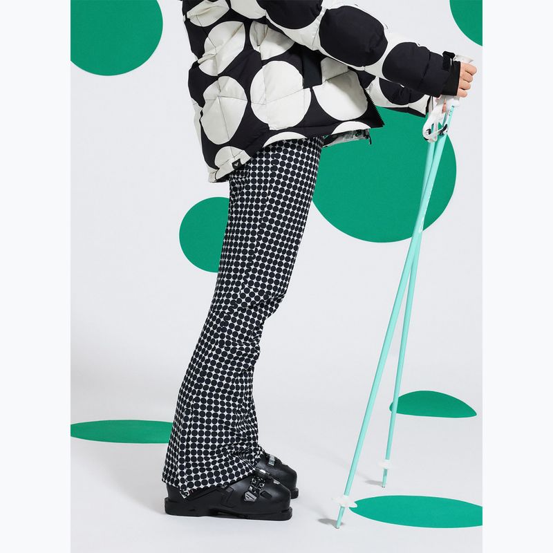 Női snowboardnadrág ROXY Rising High whisper white/small dots 10