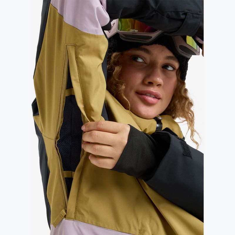 Női snowboarddzseki ROXY Stormdash fennel seed 8
