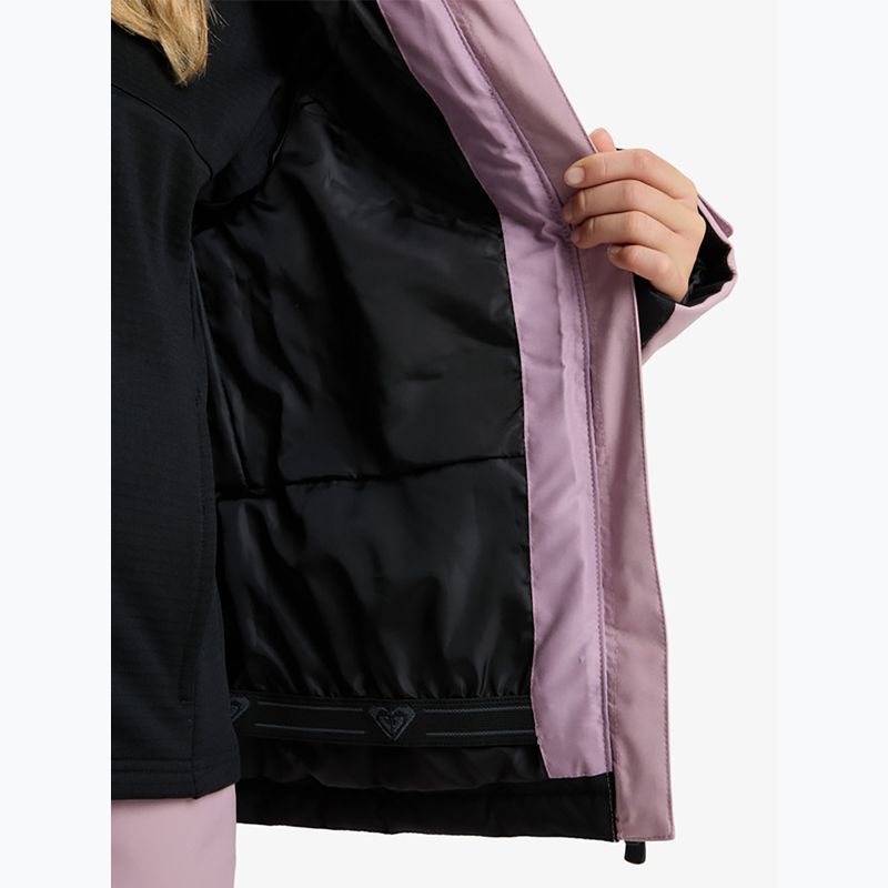 Gyerek snowboarddzseki ROXY Snowsylva true black 8