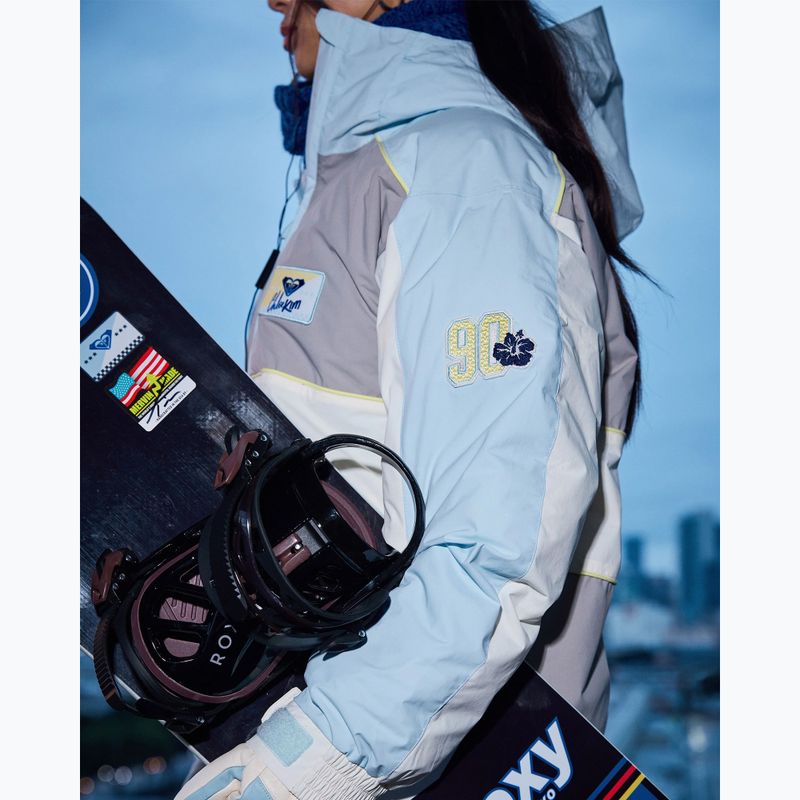 Női snowboarddzseki ROXY Chloe Kim Anorak ash 16