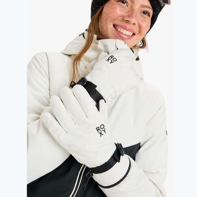 Női snowboardkesztyűk Roxy Jetty Solid whisper white 5