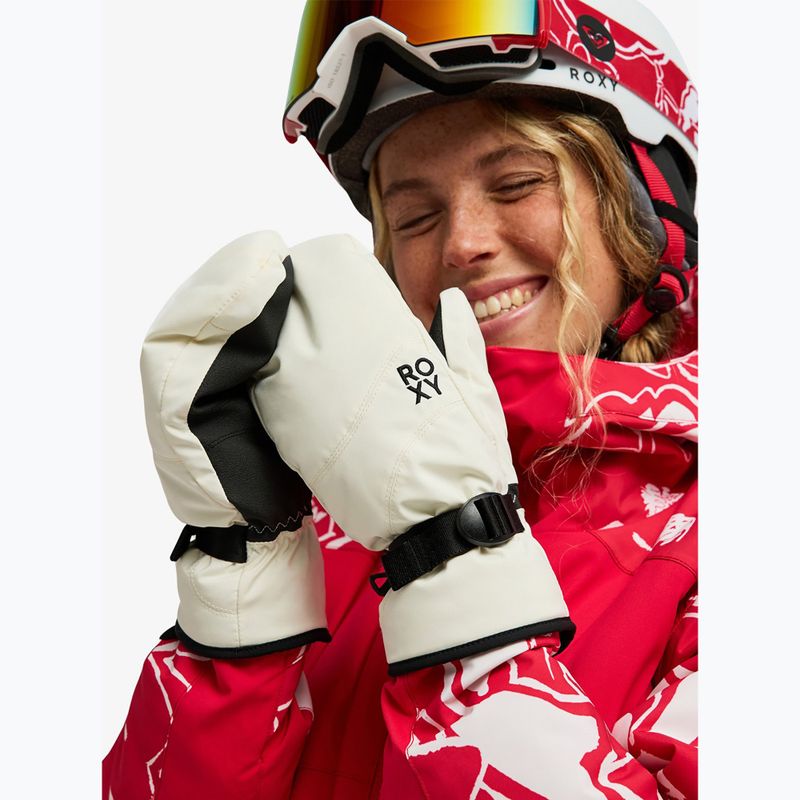 Női snowboardkesztyűk Roxy Jetty Solid whisper white 6