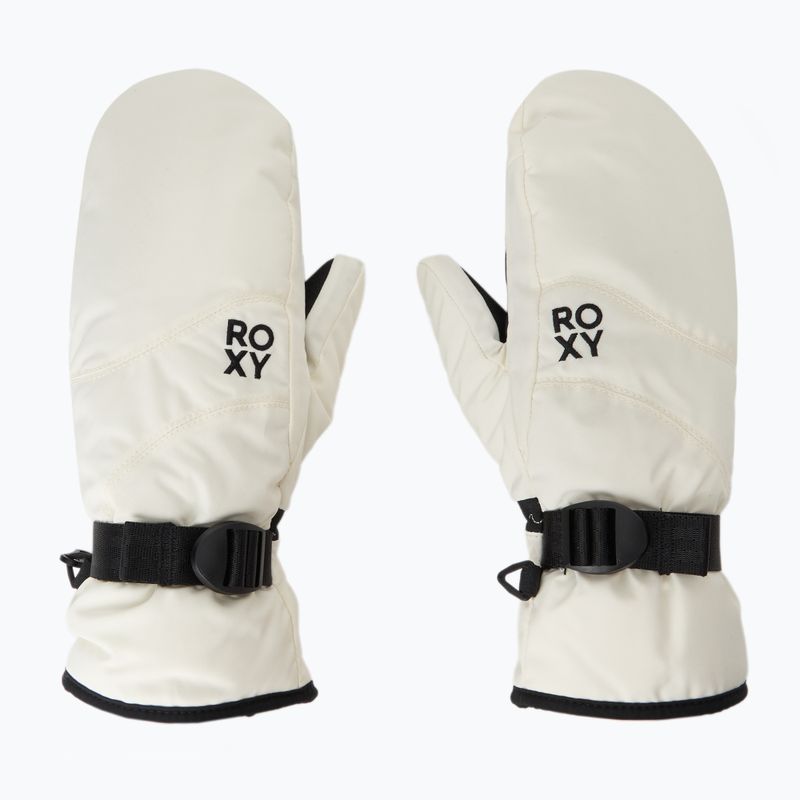 Női snowboardkesztyűk Roxy Jetty Solid Mitt whisper white 2