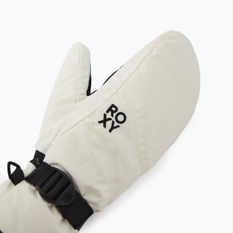 Női snowboardkesztyűk Roxy Jetty Solid Mitt whisper white 4