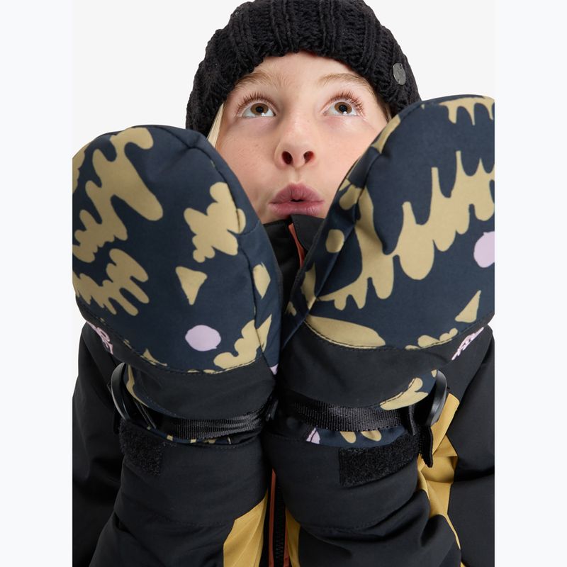 Gyerek snowboardkesztyű Roxy Jetty Mitt fennel seed/big flower rg 5