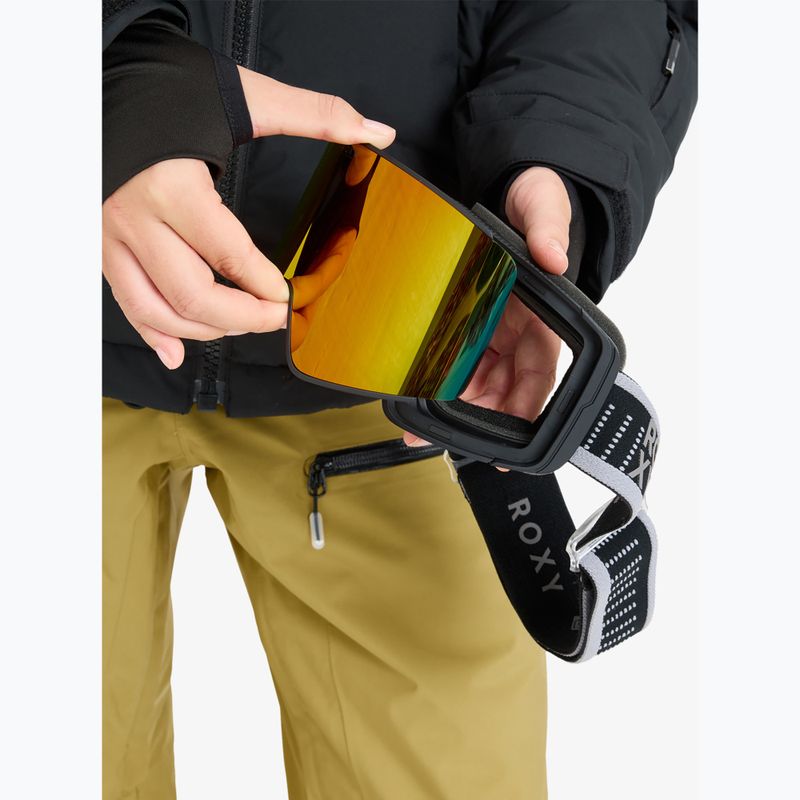 Női snowboard szemüveg ROXY Storm MG black/clux ml infrared 7