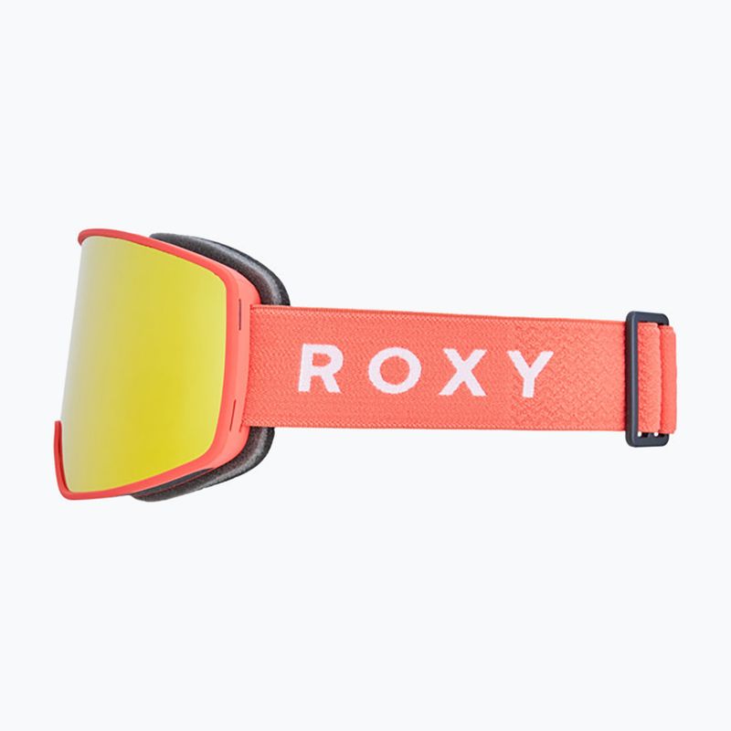 Női snowboard-szemüveg ROXY Storm W coral chic/clux ml orange 4