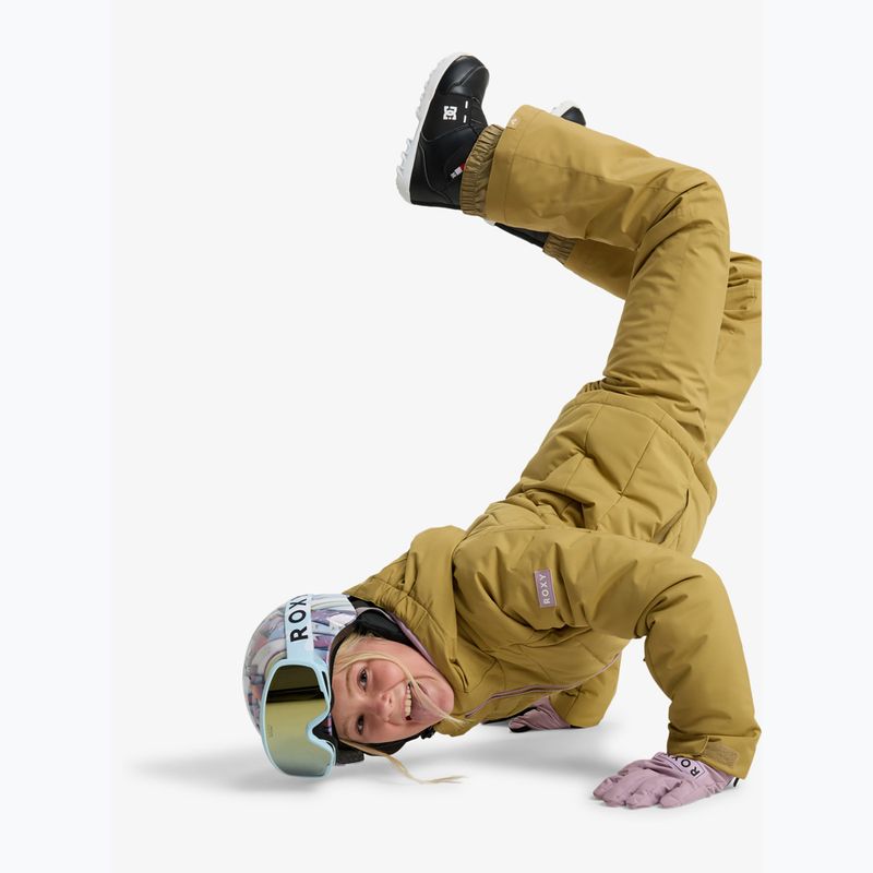 Gyerek snowboard-szemüveg ROXY Missy big flowers/clux ml light blue 7