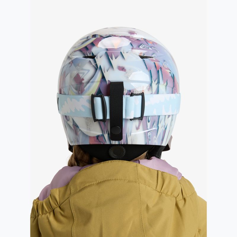 Gyerek snowboard-szemüveg ROXY Missy big flowers/clux ml light blue 8