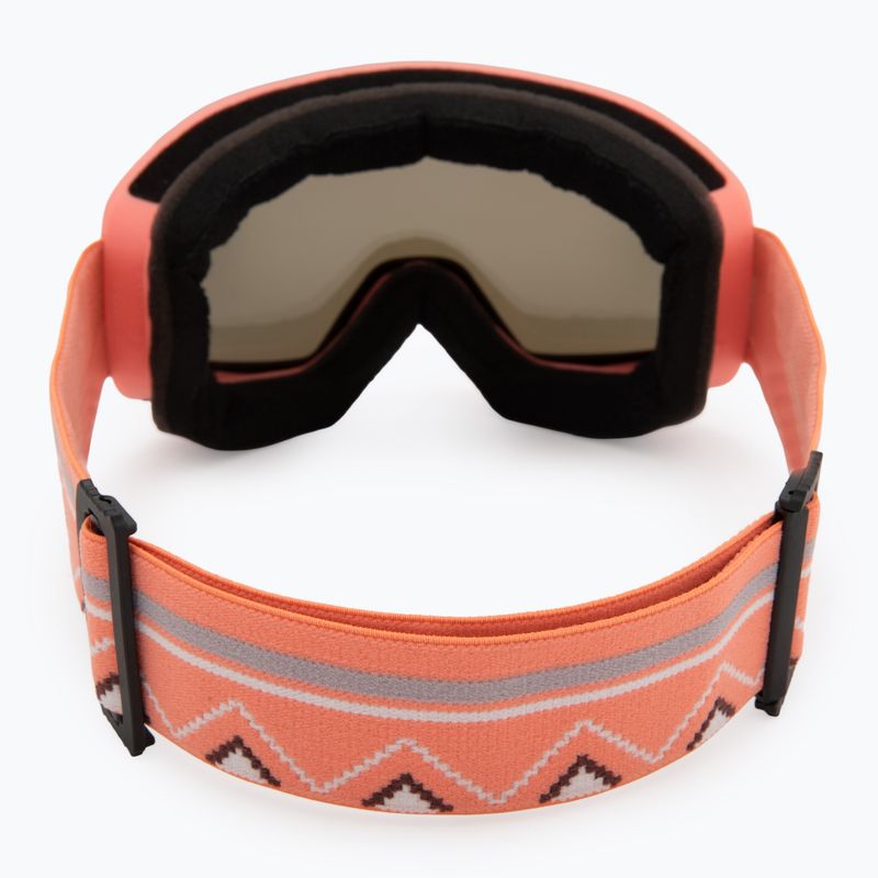 Női snowboard-szemüveg ROXY Izzy coral chic/clux ml l purple 3