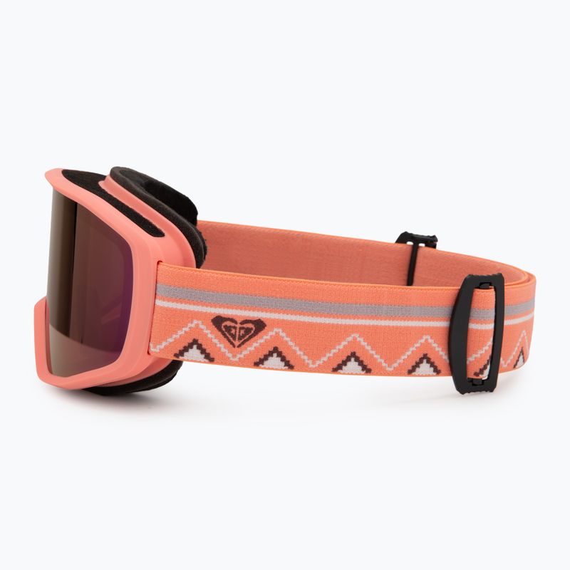 Női snowboard-szemüveg ROXY Izzy coral chic/clux ml l purple 4