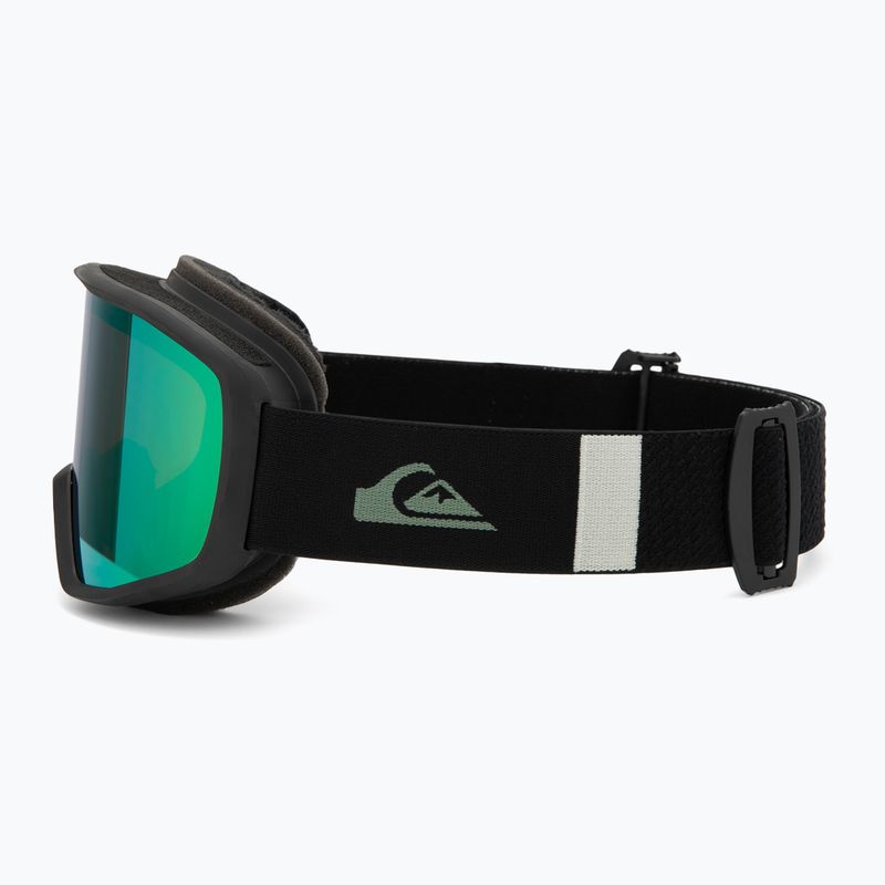Férfi snowboard szemüveg Quiksilver Harper black/clux ml green 4