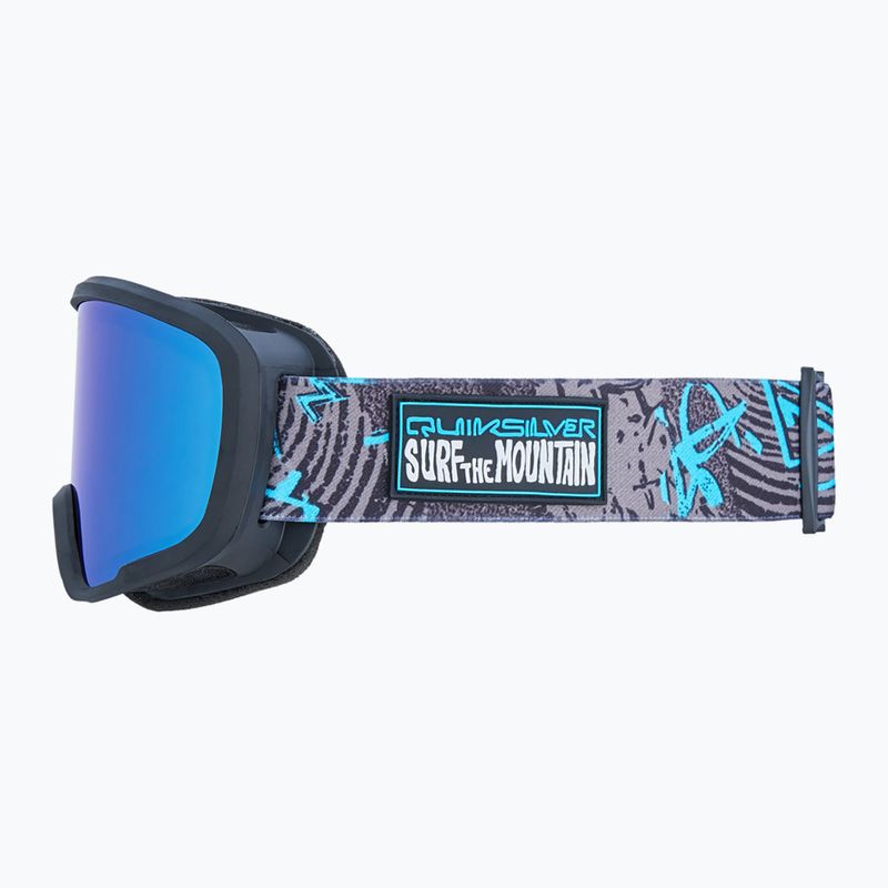 Gyerek sí- és snowboard szemüveg Quiksilver Shredder rave mix/clux ml blue 8