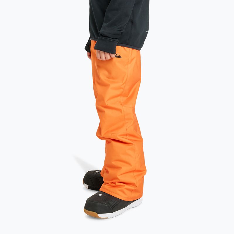 Gyerek snowboard nadrág Quiksilver Estate orange peel 4