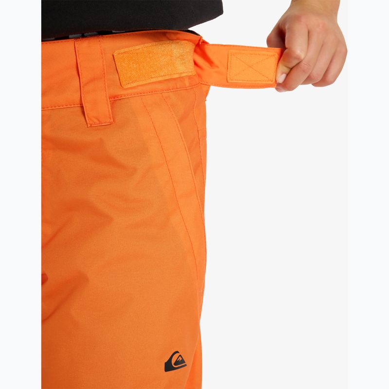 Gyerek snowboard nadrág Quiksilver Estate orange peel 6