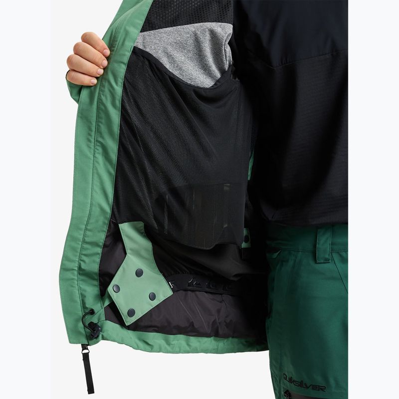 Gyerek snowboarddzseki Quiksilver Forever Stretch GTX dark ivy 14