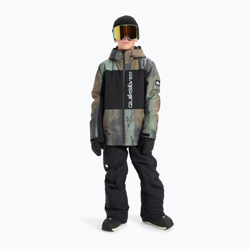 Gyerek snowboard kabát Quiksilver Side Hit Block bloomfade dark ivy 2