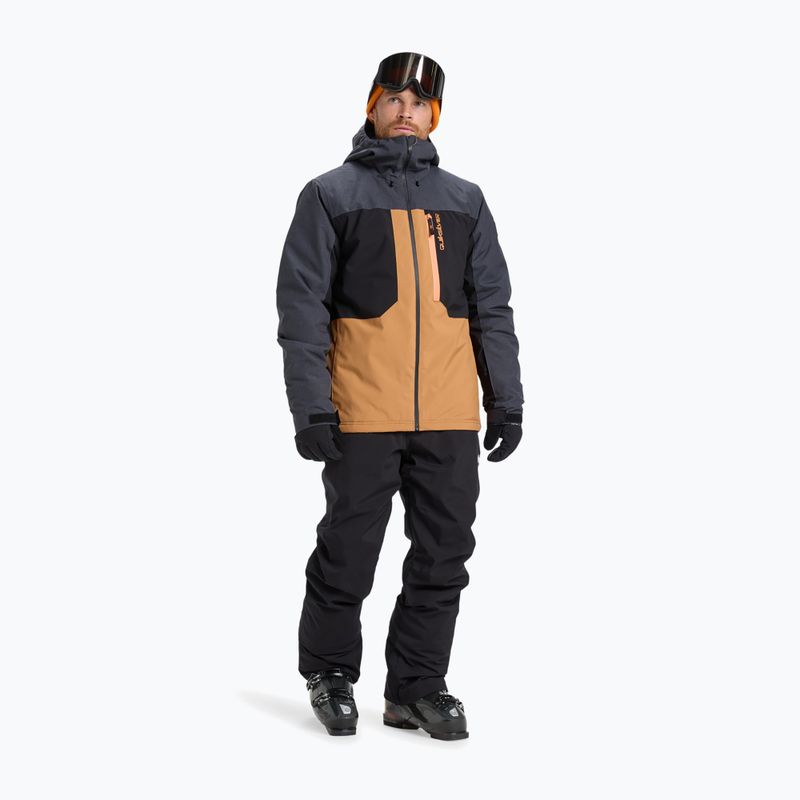 Férfi snowboarddzseki Quiksilver Dawson true black 2