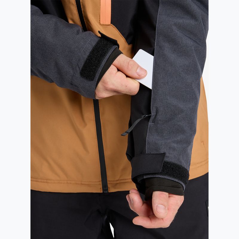 Férfi snowboarddzseki Quiksilver Dawson true black 5