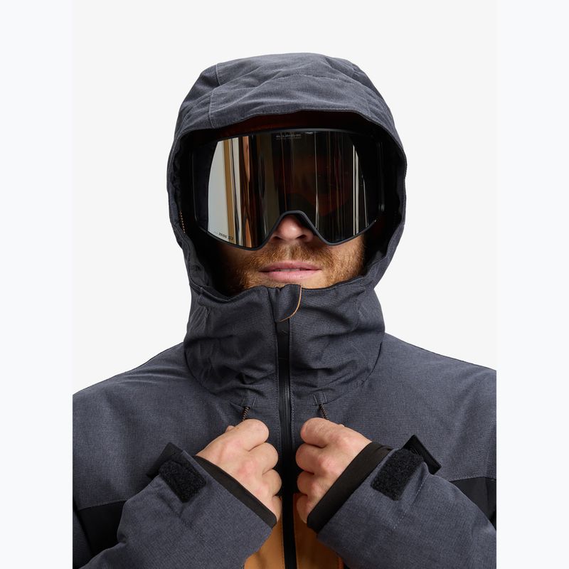 Férfi snowboarddzseki Quiksilver Dawson true black 9