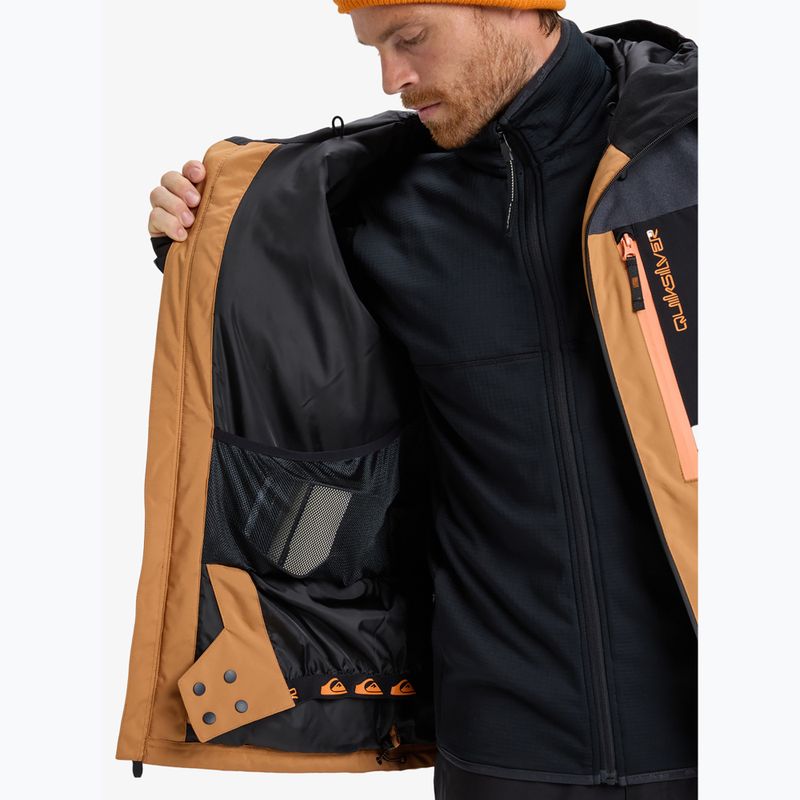 Férfi snowboarddzseki Quiksilver Dawson true black 13