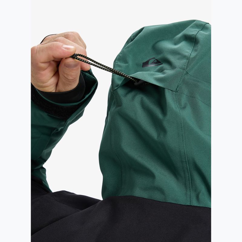 Férfi snowboarddzseki Quiksilver Titano trekking green 6