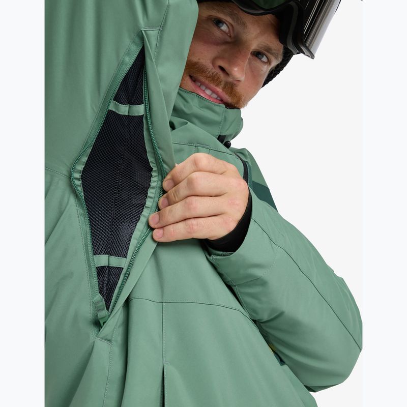 Gyerek snowboarddzseki Quiksilver Sycamore Solid 20K dark ivy 9