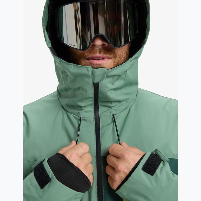 Gyerek snowboarddzseki Quiksilver Sycamore Solid 20K dark ivy 10