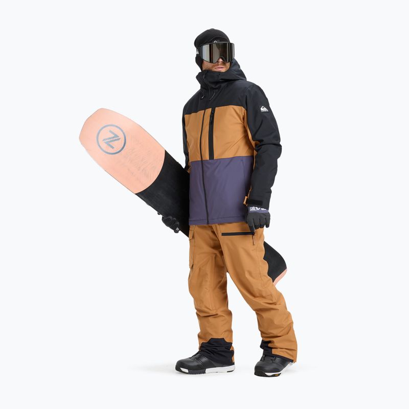 Férfi snowboard dzseki Quiksilver Sycamore Block 20K dark ivy 2