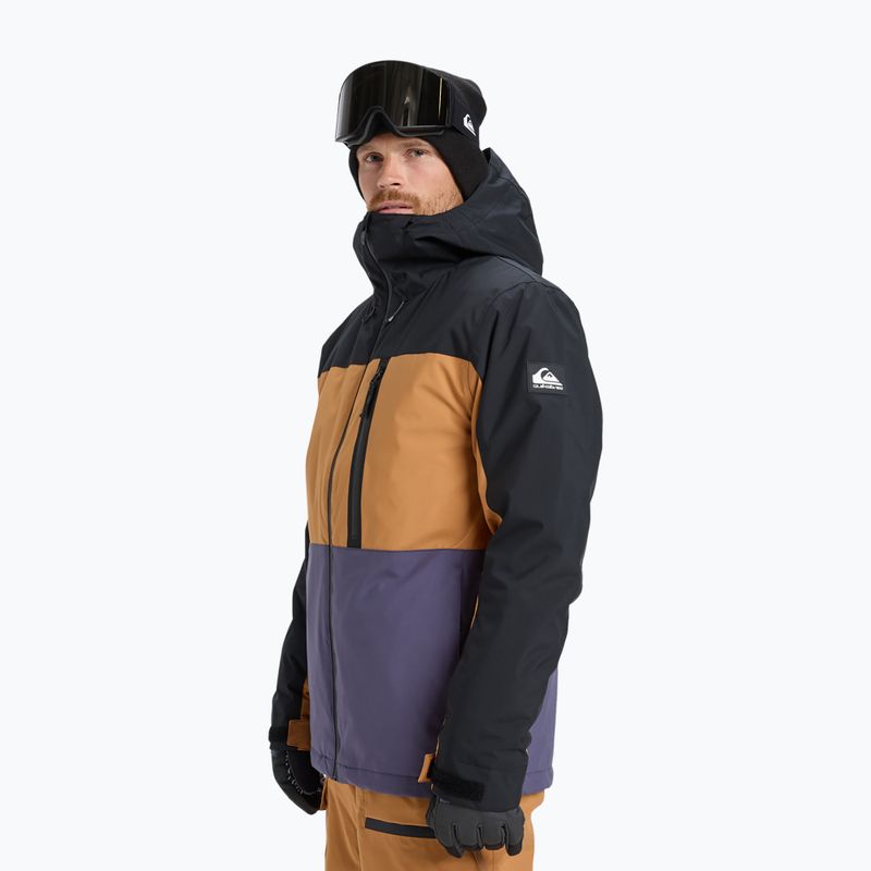 Férfi snowboard dzseki Quiksilver Sycamore Block 20K dark ivy 4