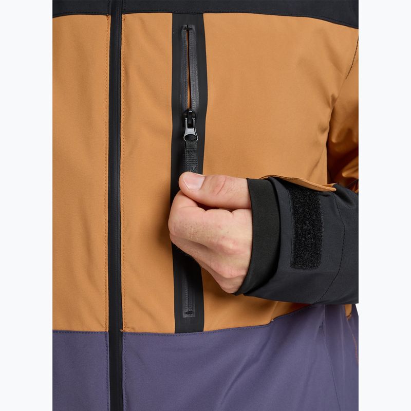 Férfi snowboard dzseki Quiksilver Sycamore Block 20K dark ivy 7