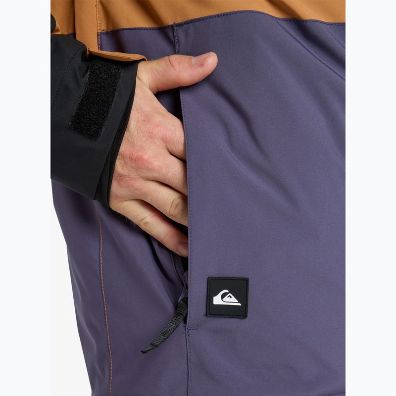 Férfi snowboard dzseki Quiksilver Sycamore Block 20K dark ivy 8