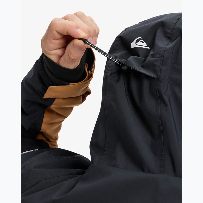 Férfi snowboard dzseki Quiksilver Sycamore Block 20K dark ivy 12