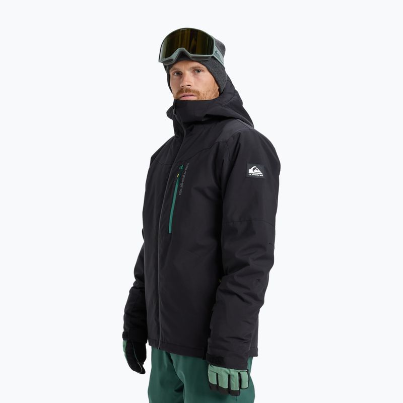 Férfi snowboarddzseki Quiksilver Titano EQYTJ03513 true black 4