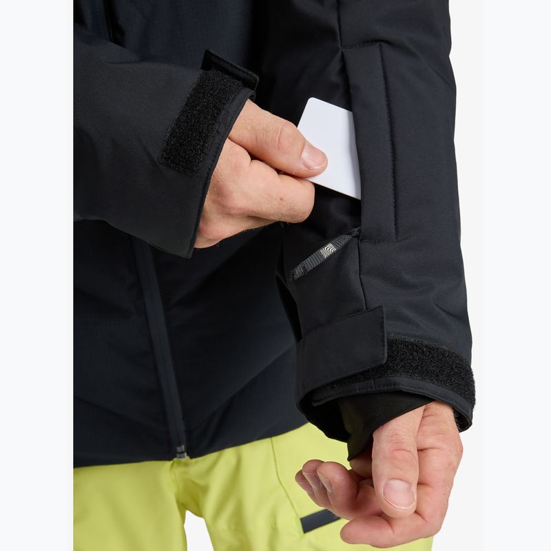 Férfi snowboarddzseki Quiksilver The Edge true black 5