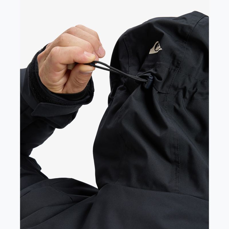 Férfi snowboarddzseki Quiksilver The Edge true black 12