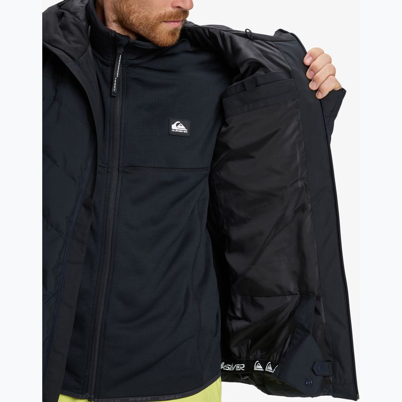 Férfi snowboarddzseki Quiksilver The Edge true black 13