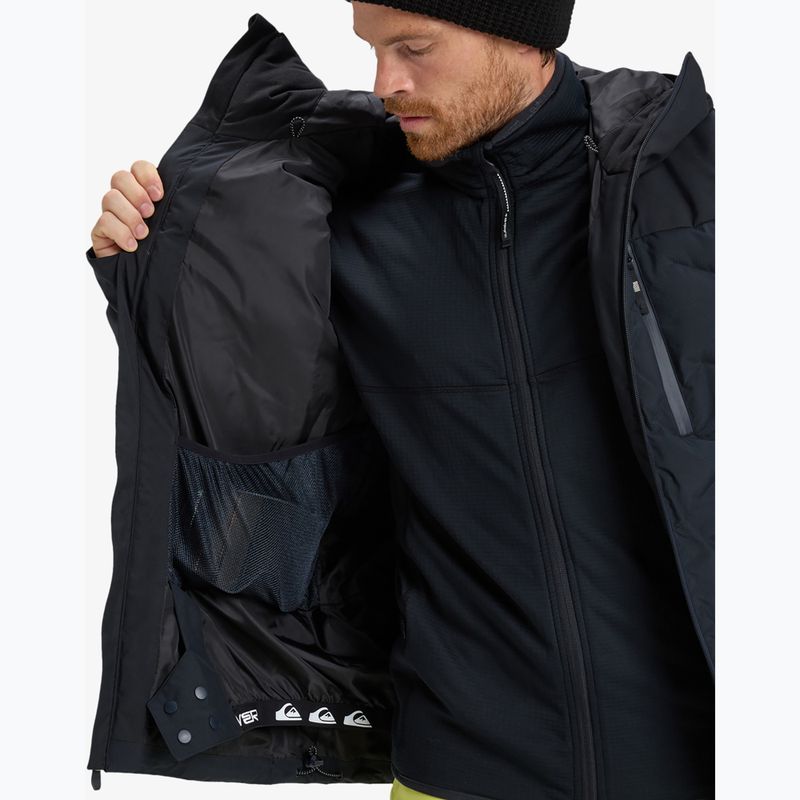 Férfi snowboarddzseki Quiksilver The Edge true black 14