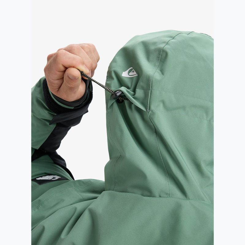 Férfi snowboarddzseki Quiksilver Sycamore Block 20K dark ivy 9